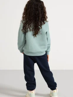 Byxor & Leggings>Lindex Mjukisbyxor Med Borstad Insida Dark Navy