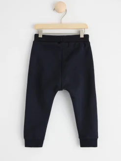 Byxor & Leggings>Lindex Mjukisbyxor Med Borstad Insida Dark Navy