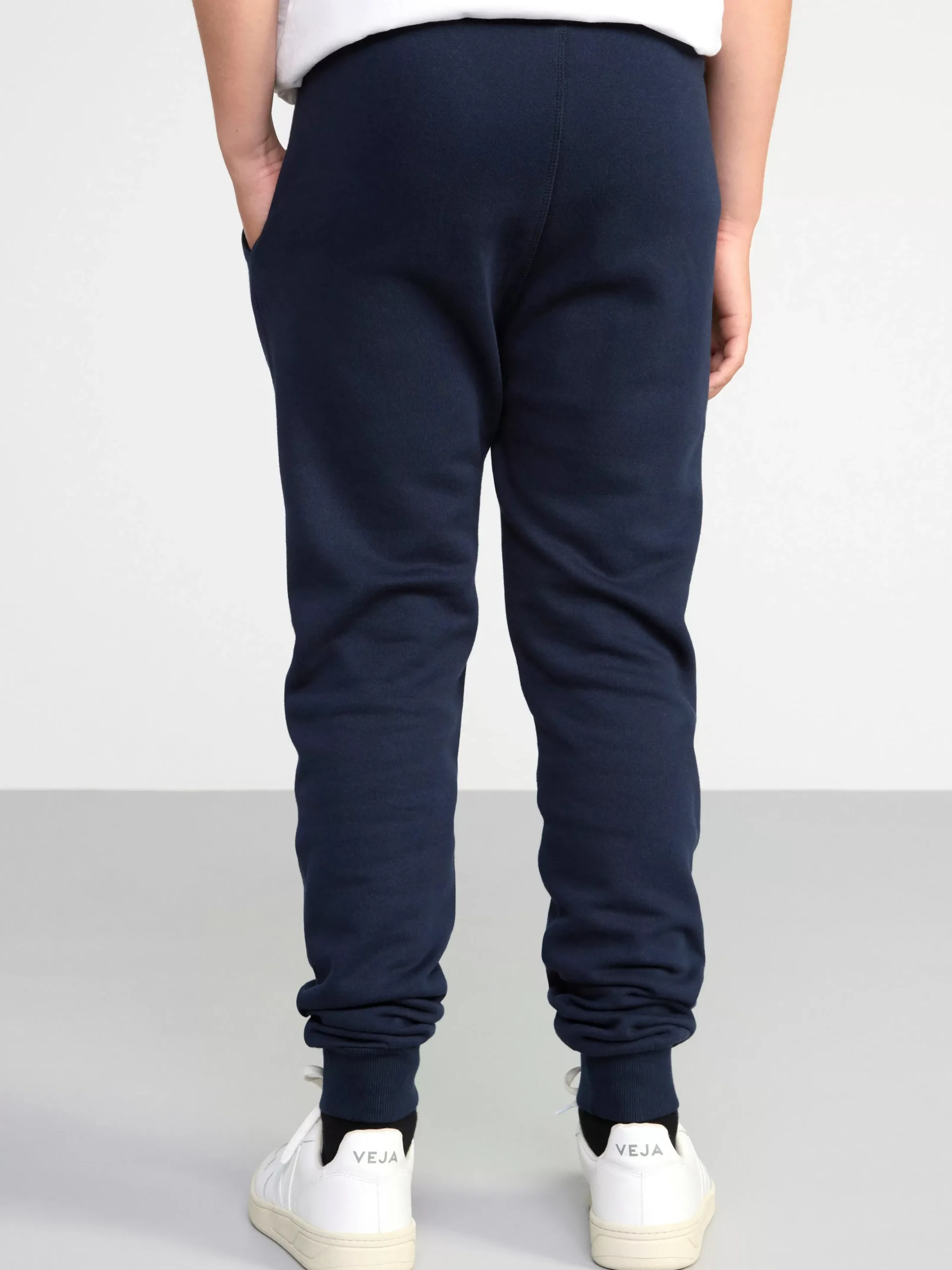 Byxor & Leggings>Lindex Mjukisbyxor Med Borstad Insida Dark Navy