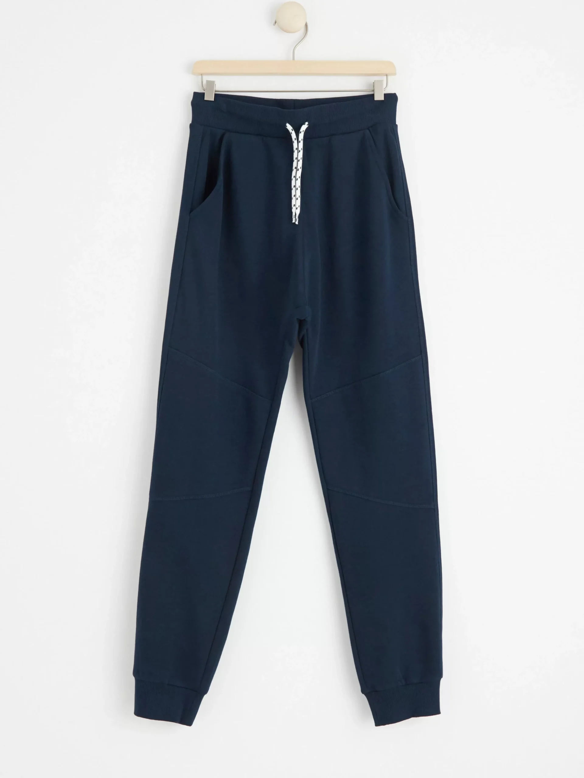 Byxor & Leggings>Lindex Mjukisbyxor Med Borstad Insida Dark Navy