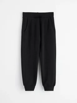 Byxor & Leggings>Lindex Mjukisbyxor Med Borstad Insida Black