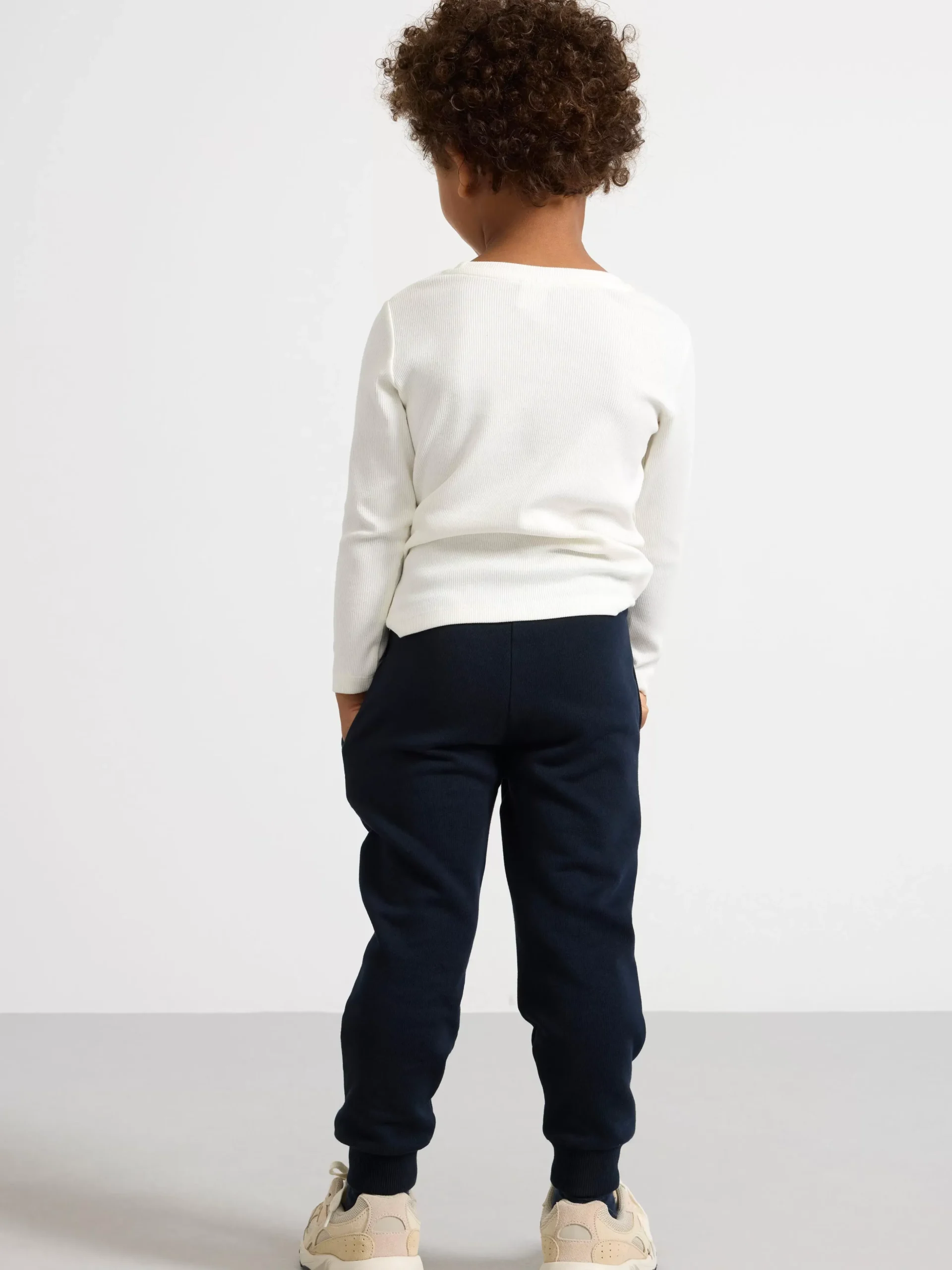 Byxor & Leggings>Lindex Mjukisbyxor Med Forstarkta Knan Dark Navy