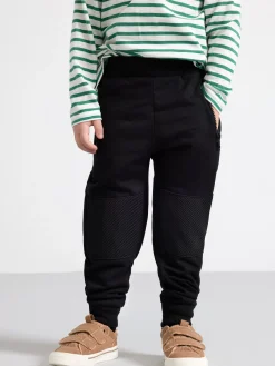 Byxor & Leggings>Lindex Mjukisbyxor Med Forstarkta Knan Black