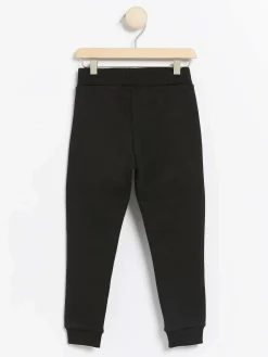 Byxor & Leggings>Lindex Mjukisbyxor Med Lappar I Mesh Pa Knana Black