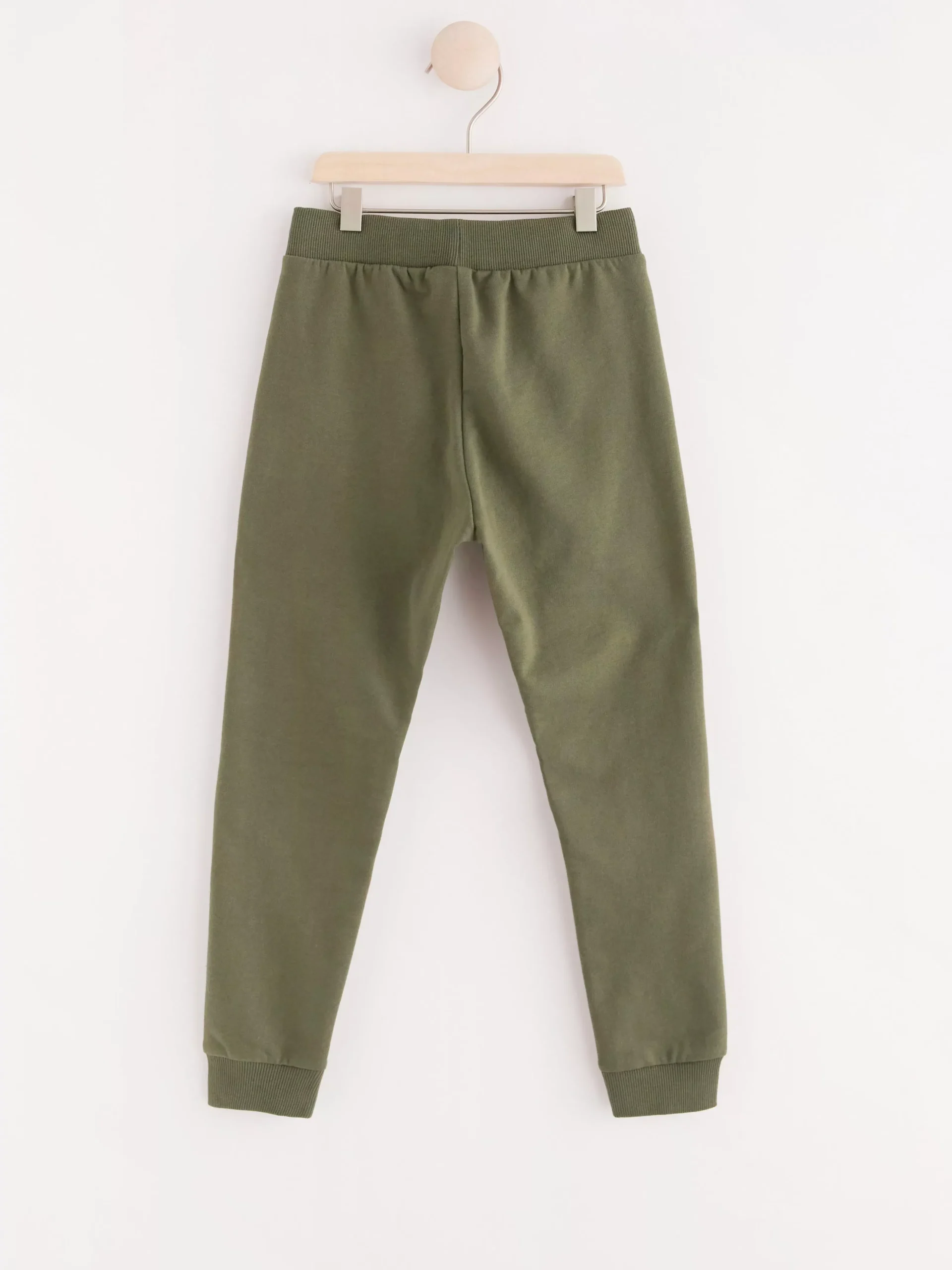 Byxor & Leggings>Lindex Mjukisbyxor Med Lappar I Mesh Pa Knana Dark Khaki Green