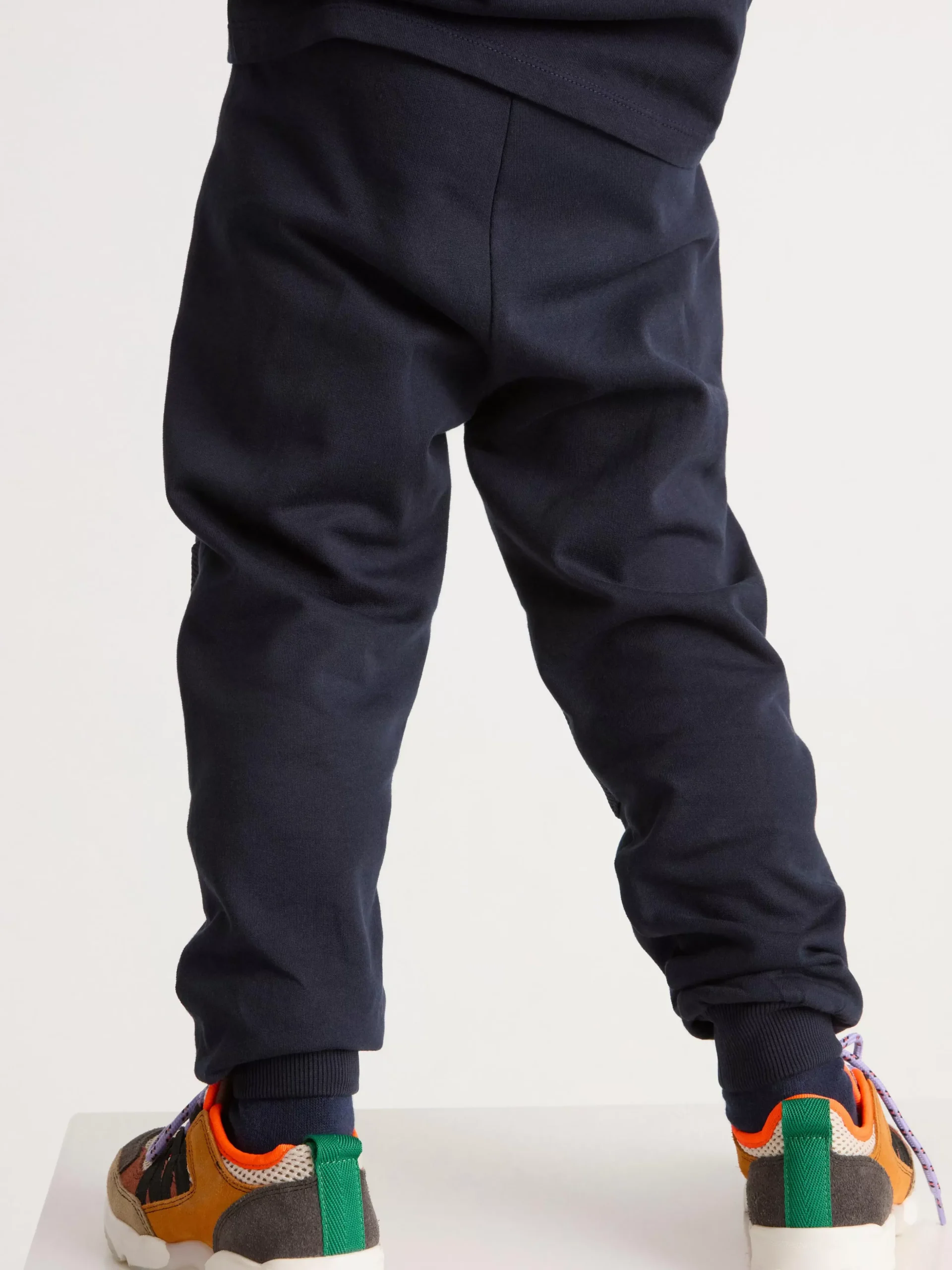 Byxor & Leggings>Lindex Mjukisbyxor Med Lappar I Mesh Pa Knana Dark Navy