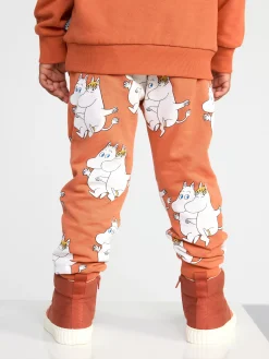 Byxor & Leggings>Lindex Mjukisbyxor Med Mumin Dusty Orange