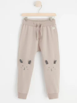 Byxor & Leggings>Lindex Mjukisbyxor Med Tryck Pa Knana Light Beige