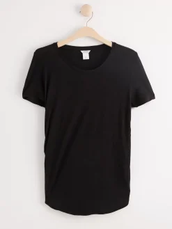 Toppar & T-Shirts>Lindex Mom Kortarmad T-Shirt Black
