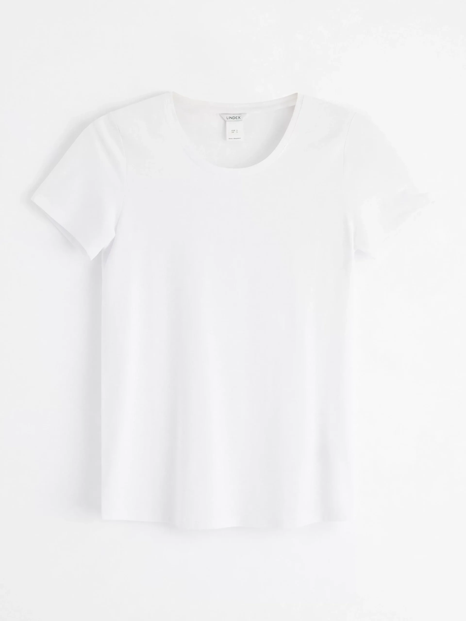 Toppar & T-Shirts>Lindex Mom Kortarmad T-Shirt I Bomull White