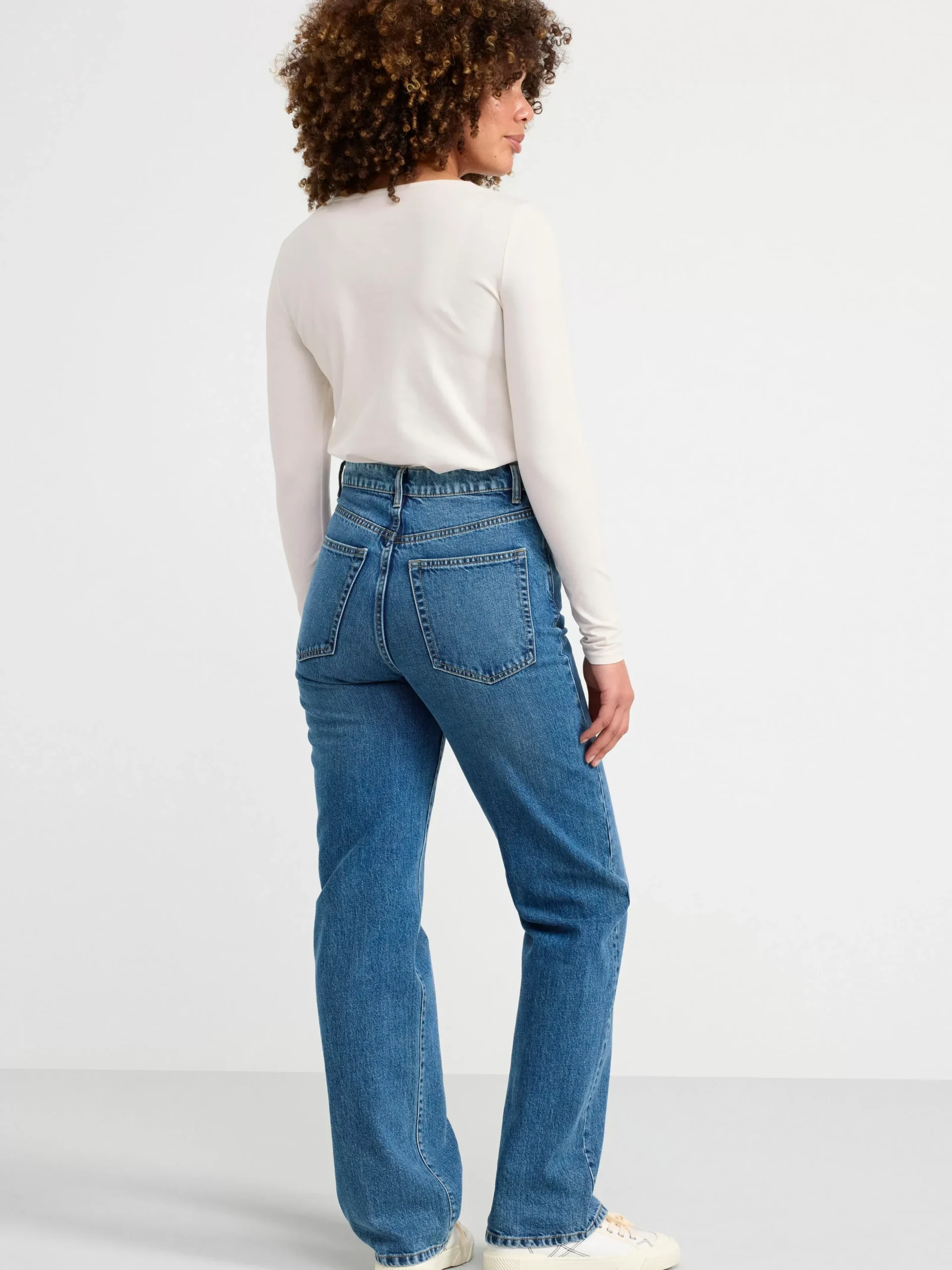 Toppar & T-Shirts>Lindex Mom Langarmad Amningstopp Light White