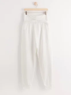 Byxor>Lindex Mom Mjukisbyxor Light Dusty White