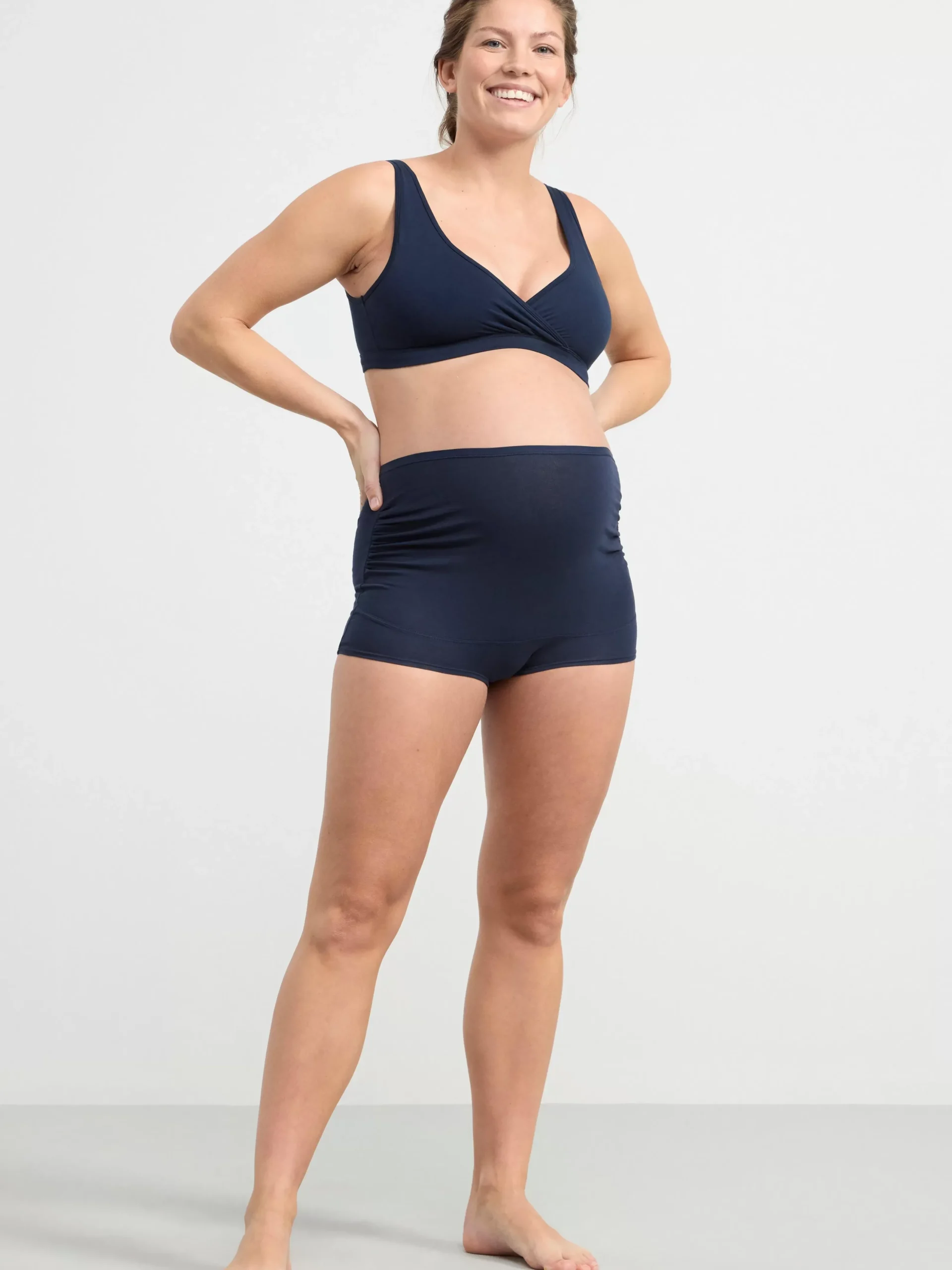 Mammaunderkläder>Lindex Mom 3-Pack Mammatrosor Light Dusty Blue