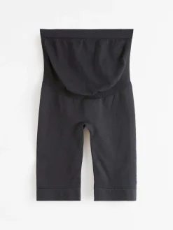 Träningskläder>Lindex Mom Seamless Cykelbyxa Black