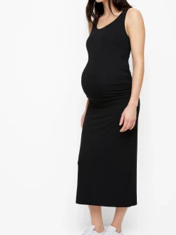 Klänningar>Lindex Mom Svart Armlos Klanning Black