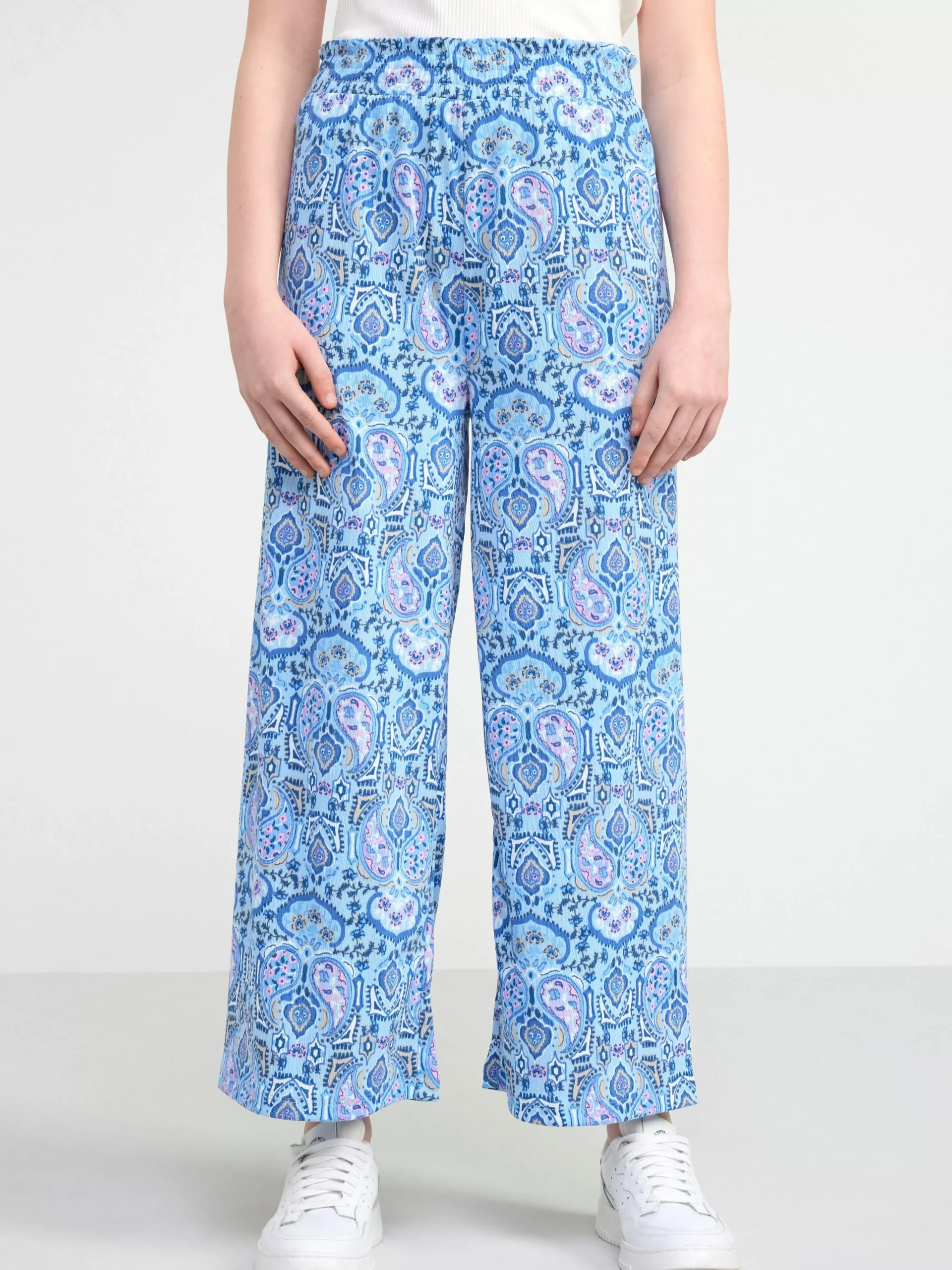 Byxor & Leggings>Lindex Monstrad Byxa Light Blue