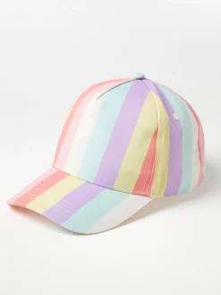 Accessoarer>Lindex Monstrad Keps Med Rund Skarm Light Pink