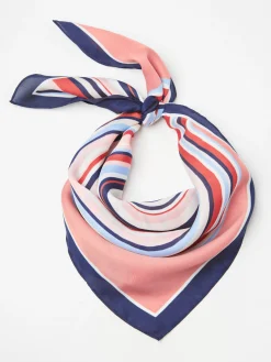 Accessoarer>Lindex Monstrad Satinscarf Dark Blue