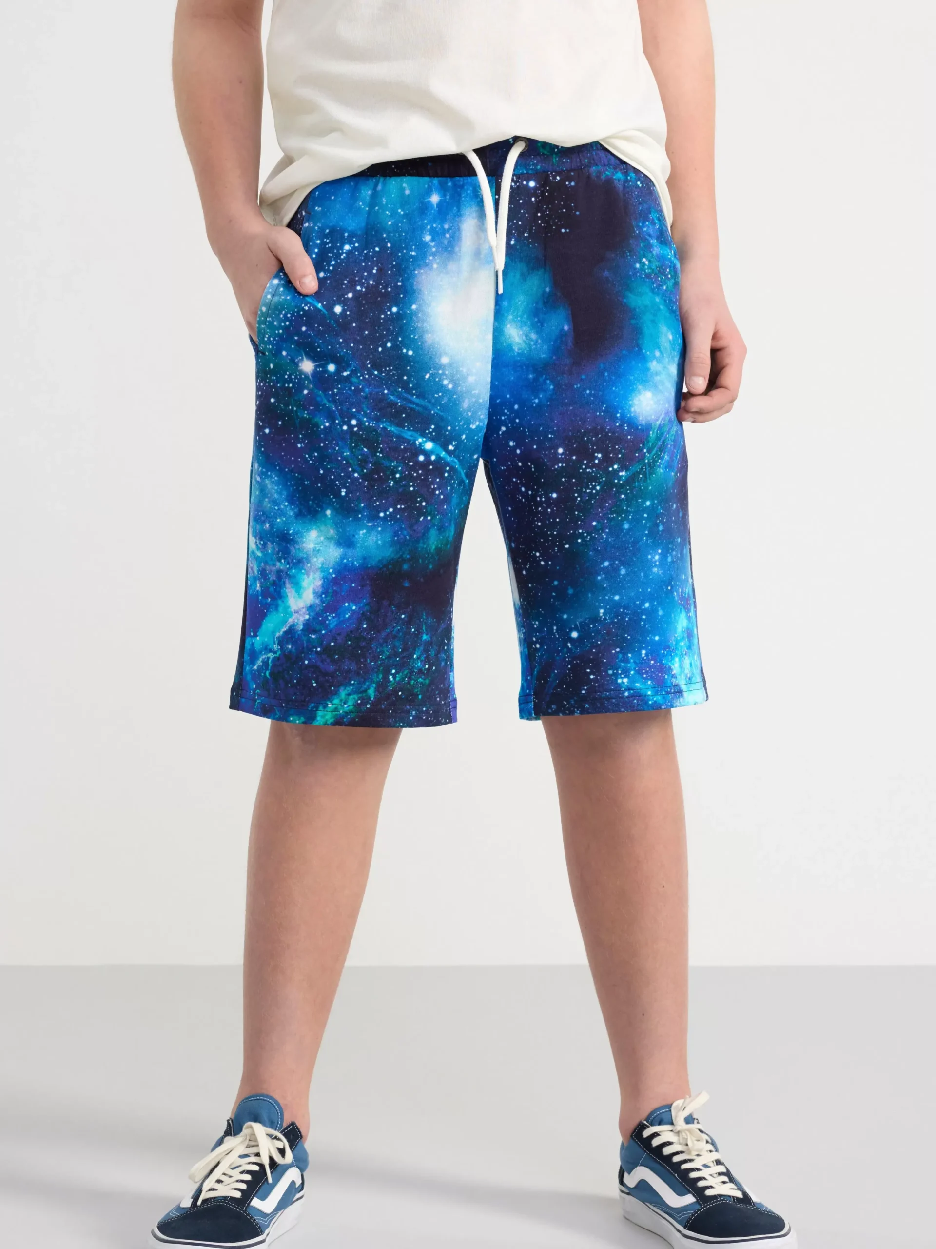 Byxor & Leggings>Lindex Monstrade Shorts I Trika Navy