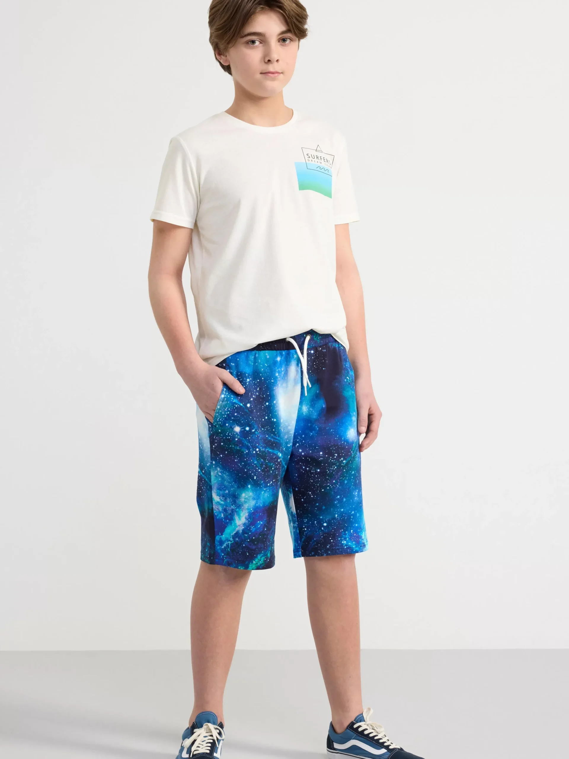 Byxor & Leggings>Lindex Monstrade Shorts I Trika Navy