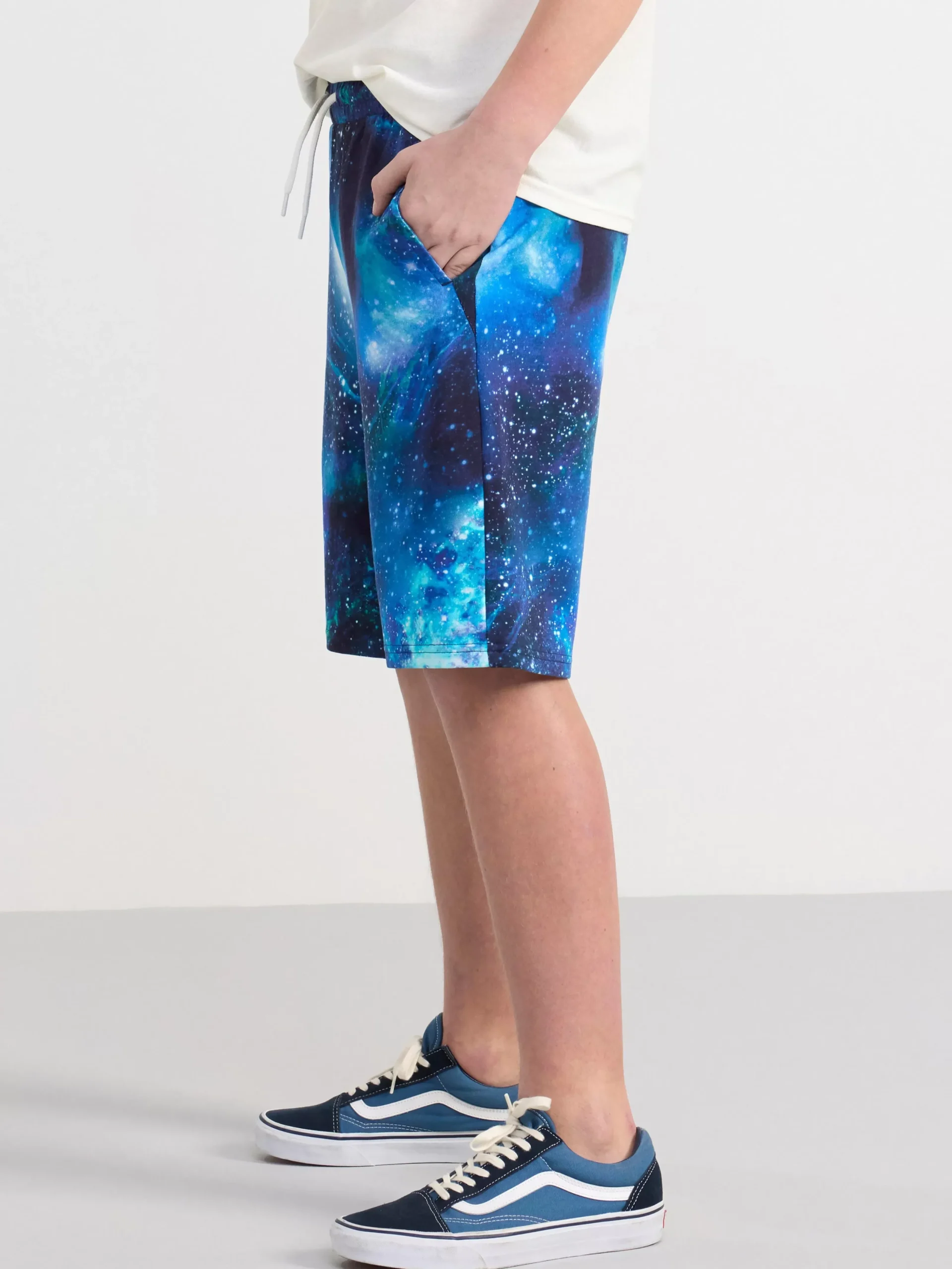 Byxor & Leggings>Lindex Monstrade Shorts I Trika Navy