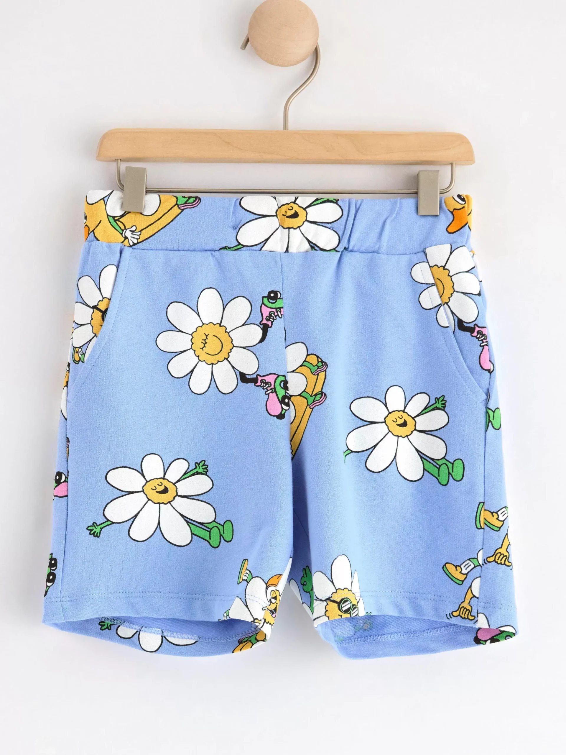 Byxor & Leggings>Lindex Monstrade Trikashorts Lt Dusty Blue