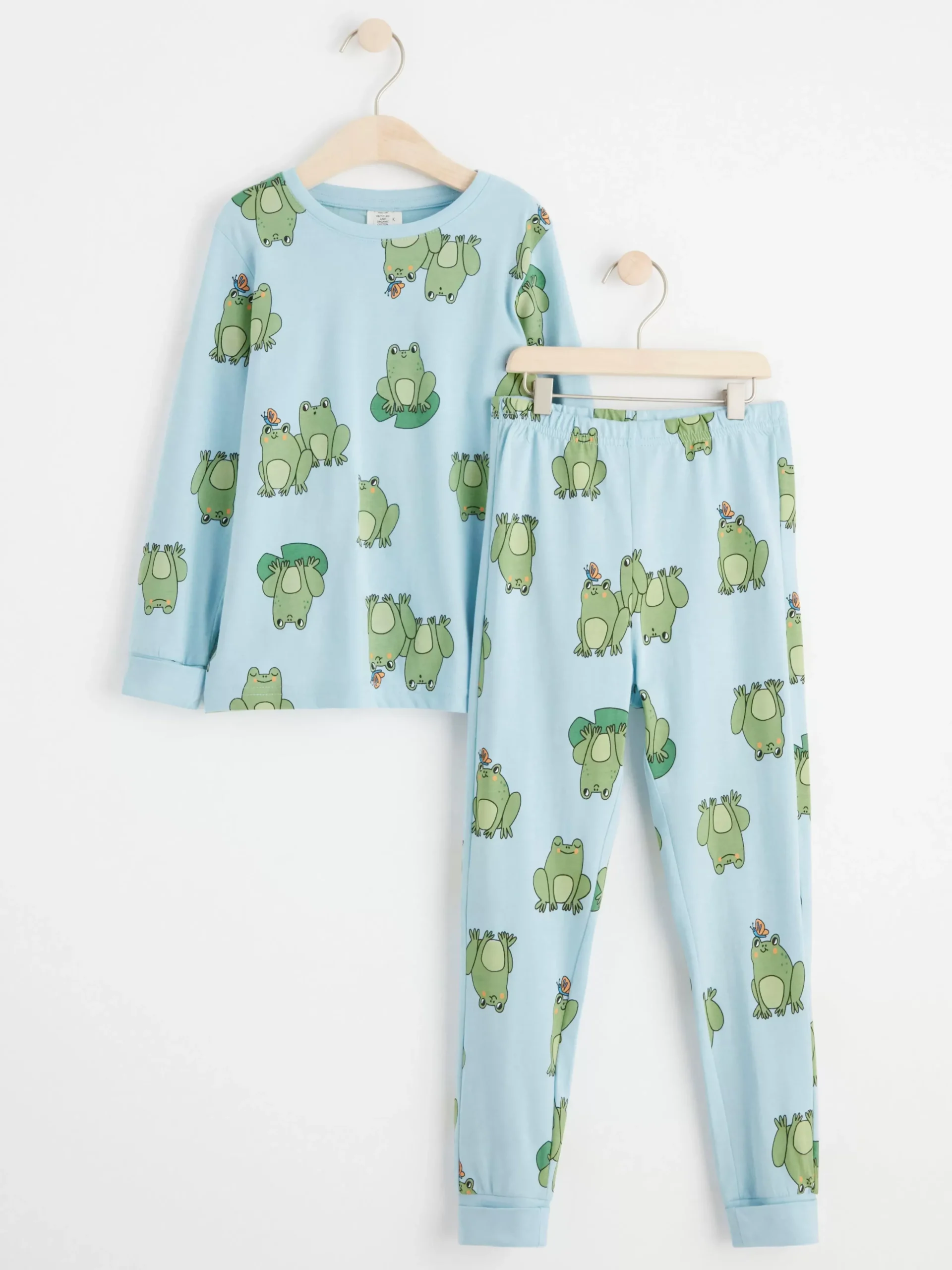 Nattplagg>Lindex Monstrat Pyjamasset Light Blue