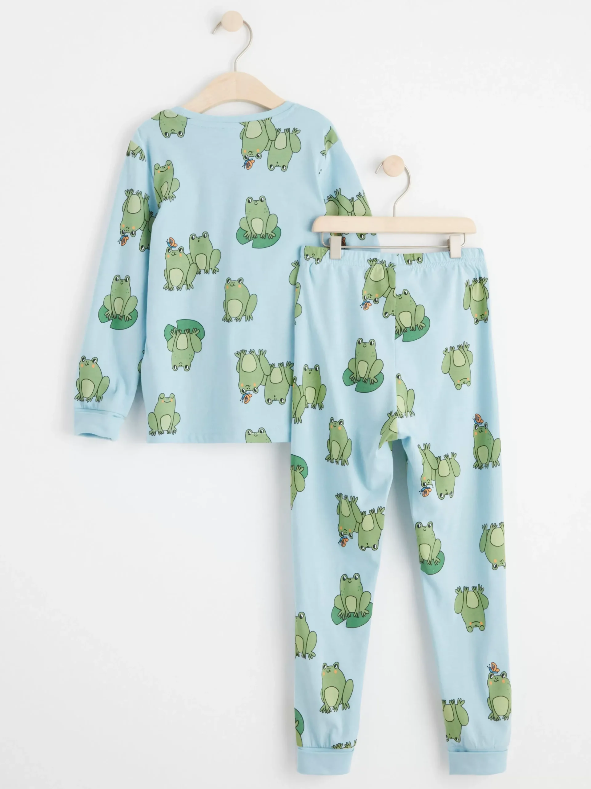 Nattplagg>Lindex Monstrat Pyjamasset Light Blue