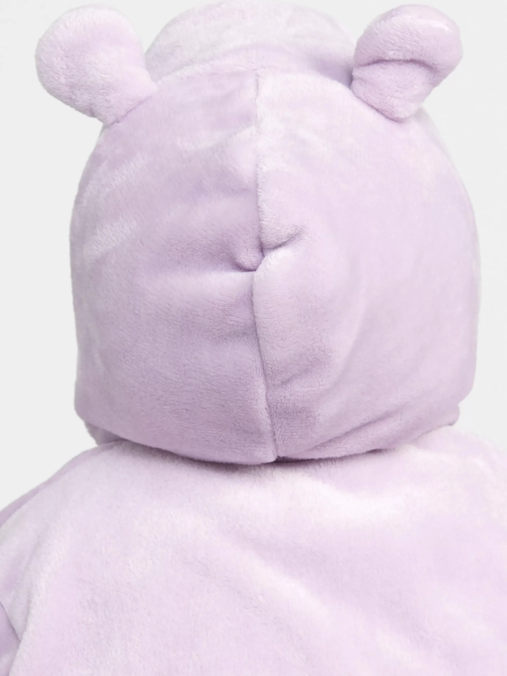 Nattplagg>Lindex Morgonrock I Fleece Med Oron Lilac
