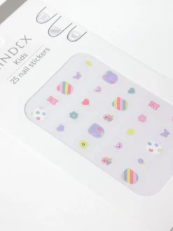 Accessoarer>Lindex Nagelklistermarken Light Pink