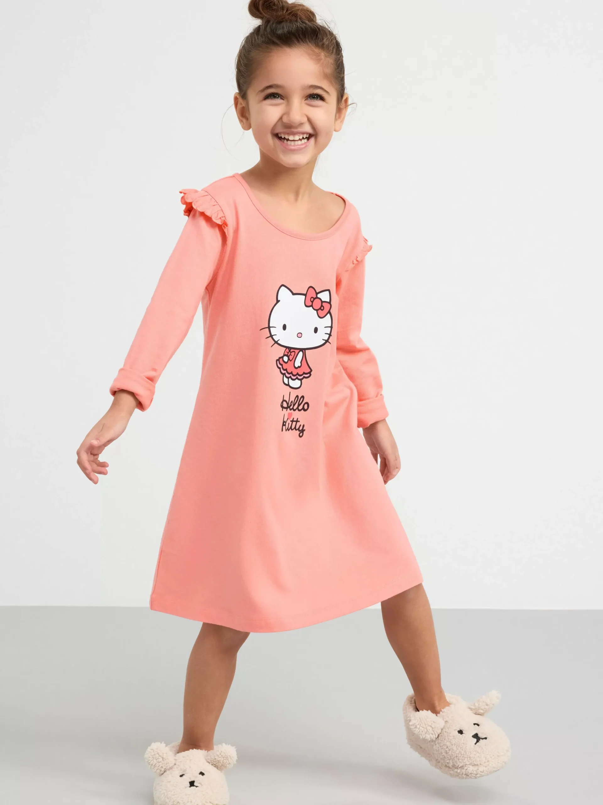 Nattplagg>Lindex Nattlinne Med Hello Kitty Dusty Coral