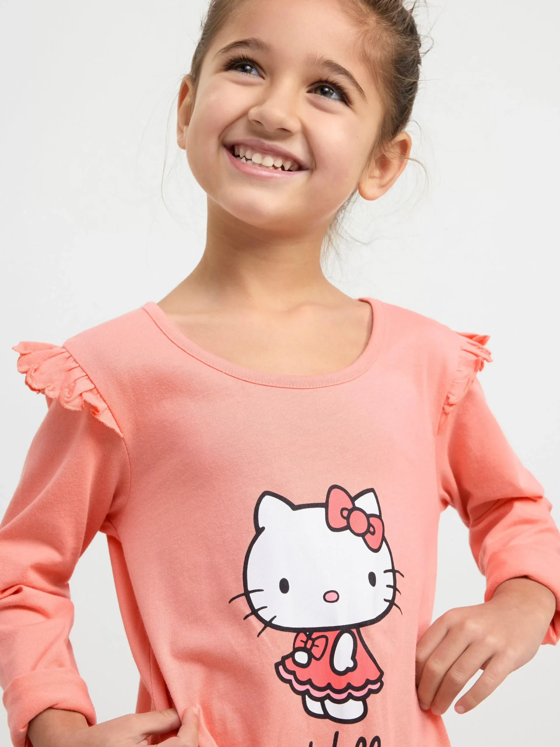 Nattplagg>Lindex Nattlinne Med Hello Kitty Dusty Coral