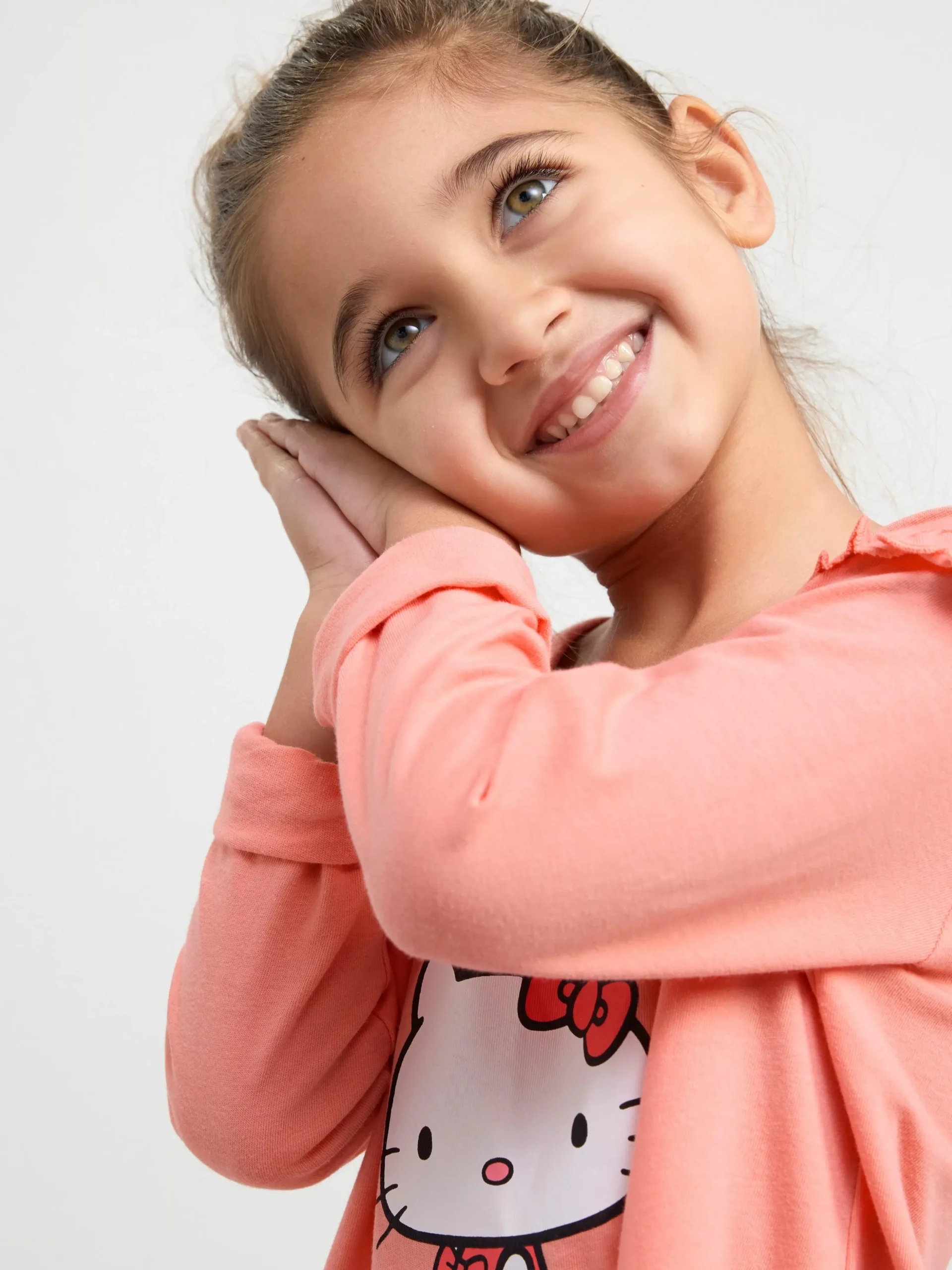 Nattplagg>Lindex Nattlinne Med Hello Kitty Dusty Coral