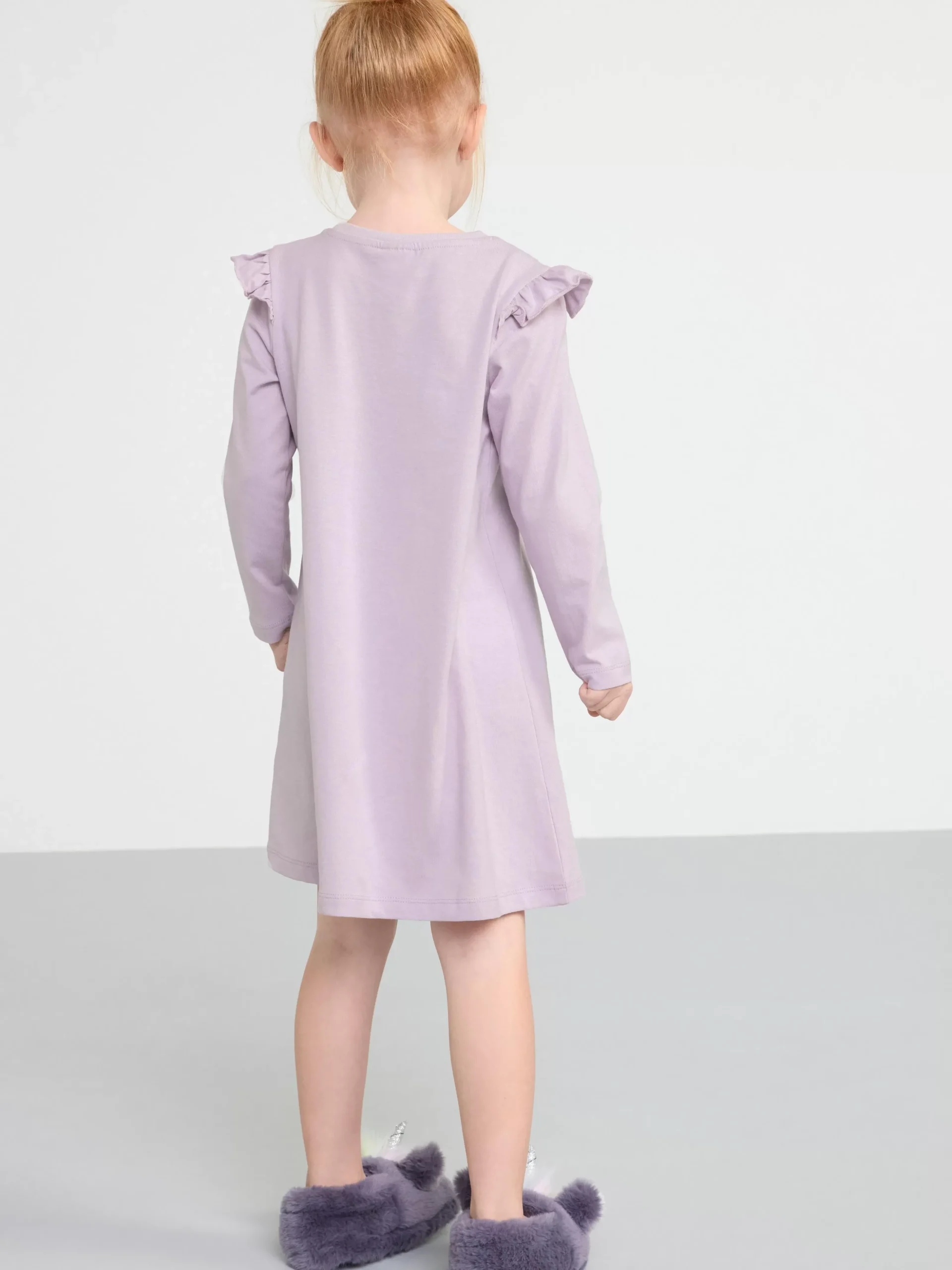 Nattplagg>Lindex Nattlinne Med Tryck Light Lilac
