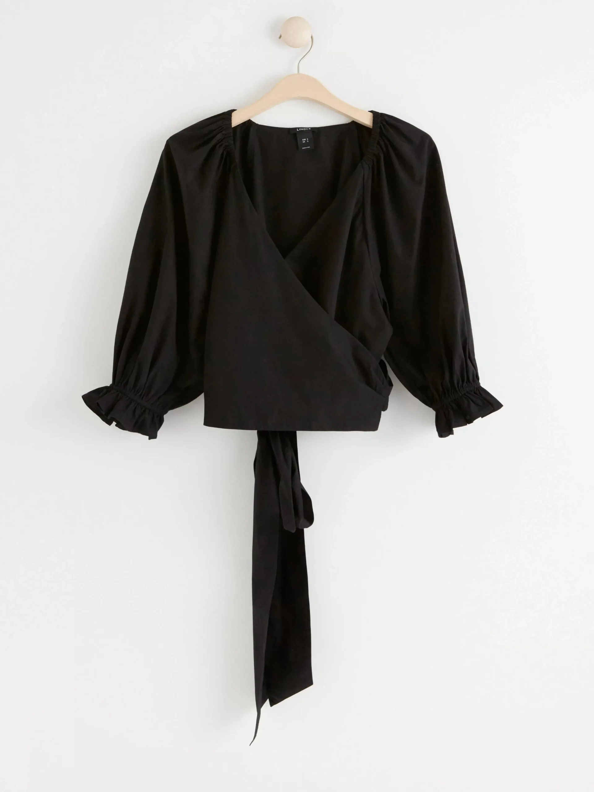 Blusar & Skjortor>Lindex Omlottblus Black
