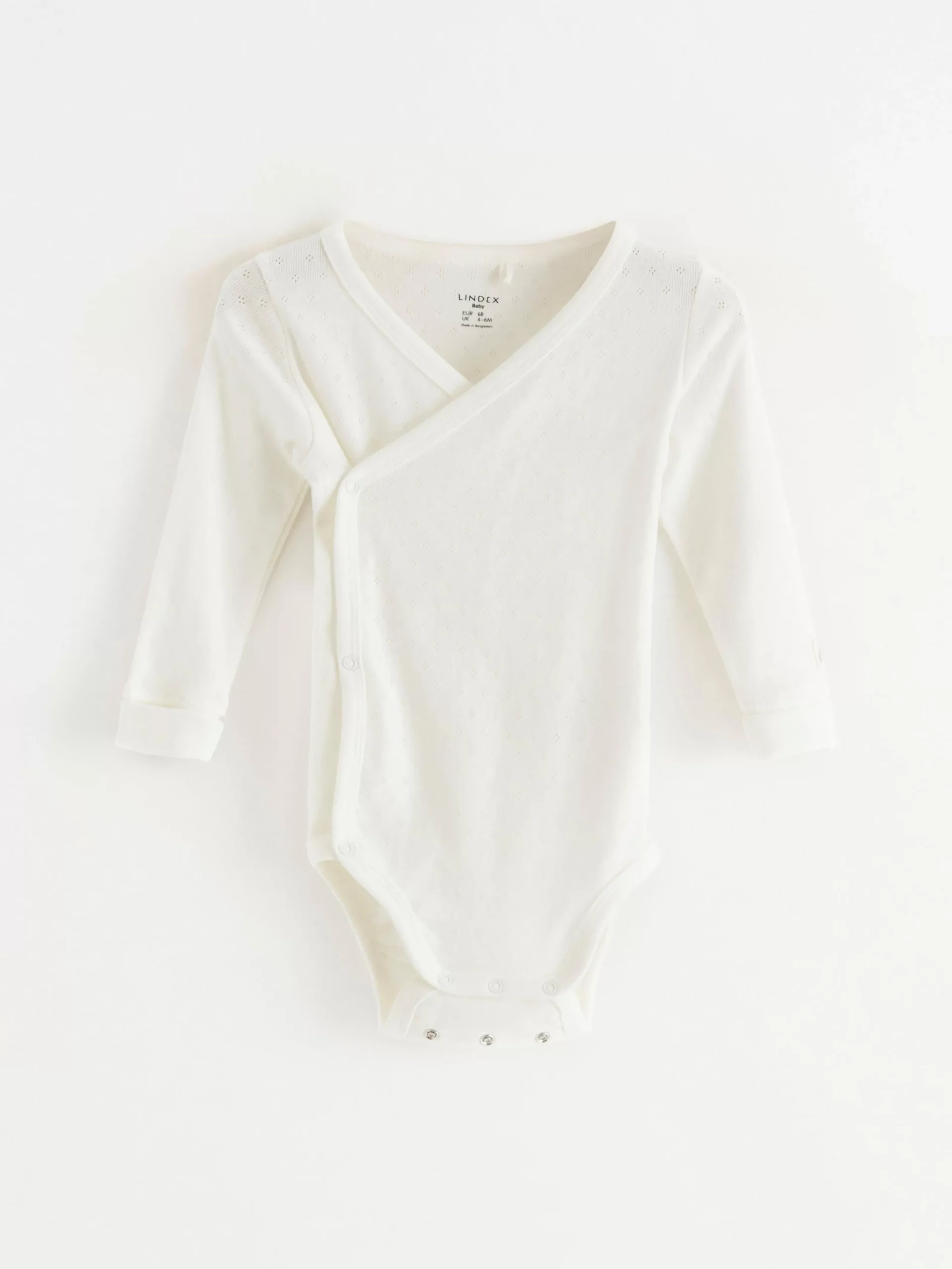 Bodies>Lindex Omlottbody I Pointelle Light Dusty White