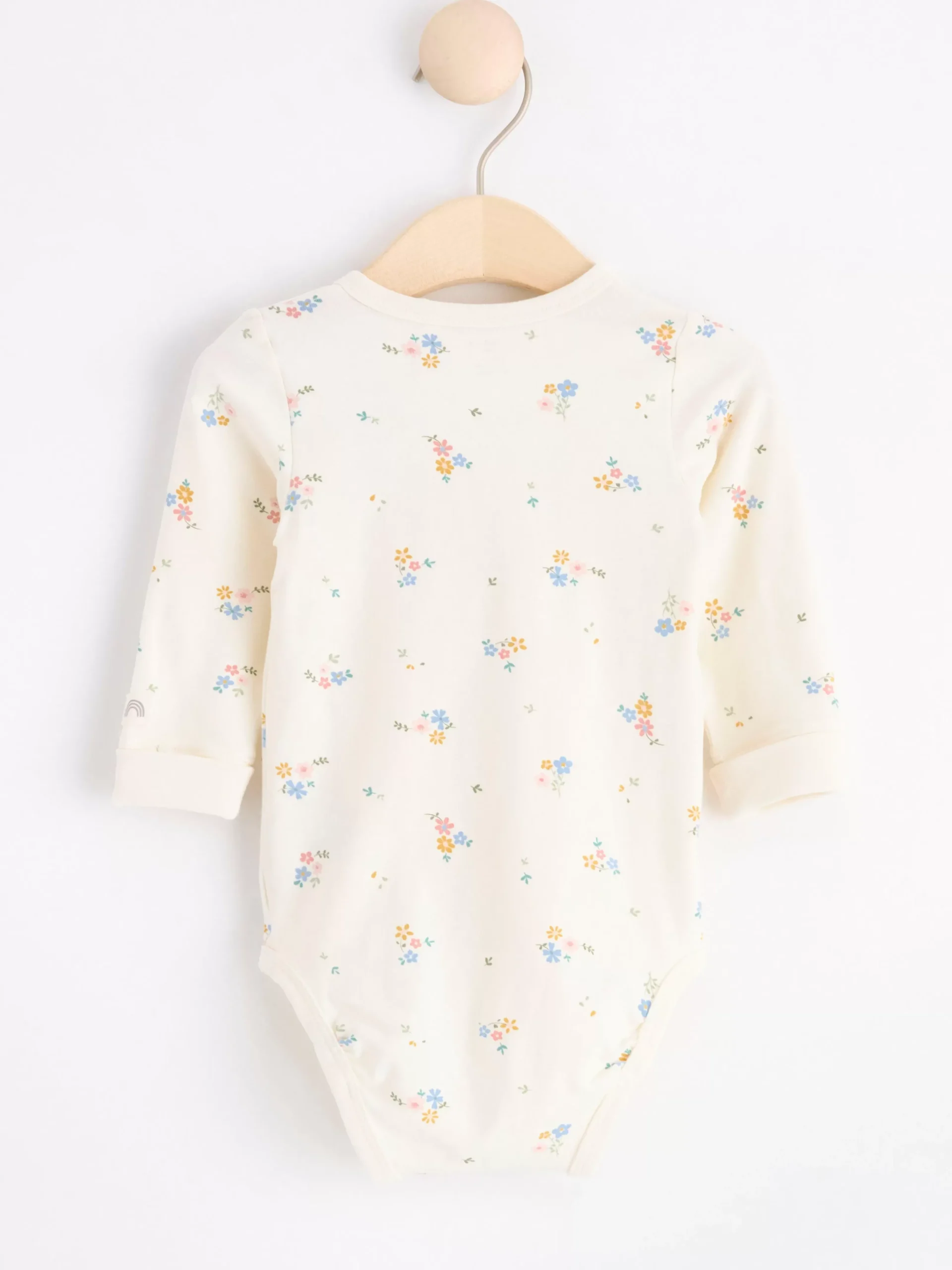 Bodies>Lindex Omlottbody Med Blommor Light Dusty White