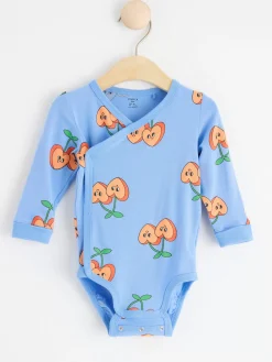 Bodies>Lindex Omlottbody Med Korsbarshjartan Light Blue