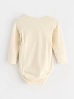 Bodies>Lindex Omlottbody Med Langa Armar Light Beige