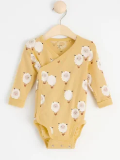 Bodies>Lindex Omlottbody Med Luftballongdjur Light Dusty Yellow