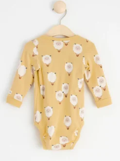 Bodies>Lindex Omlottbody Med Luftballongdjur Light Dusty Yellow