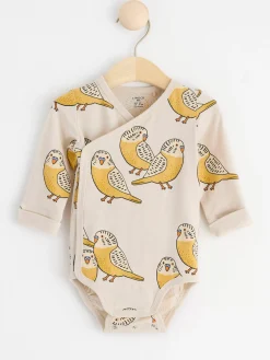 Bodies>Lindex Omlottbody Med Undulater Light Beige