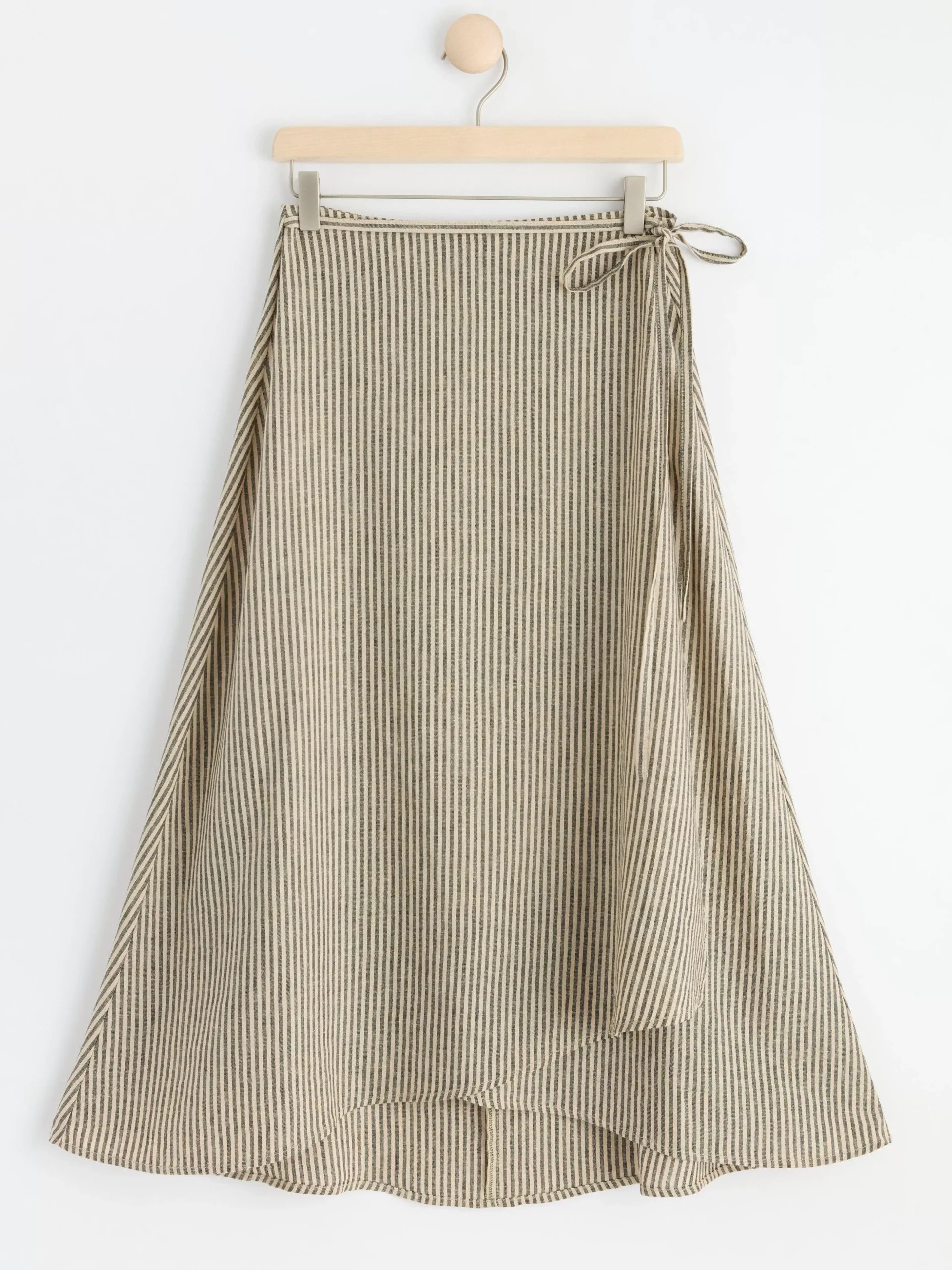 Kjolar>Lindex Omlottkjol I Linneblandning Beige