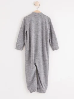 Ytterkläder>Lindex Onesie I Ullfrotte Grey Melange
