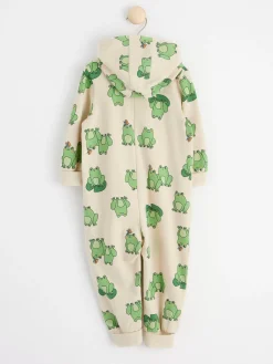 Jumpsuits & Onesies>Lindex Onesie Med Tvavagsdragkedja Och Huva Light Beige