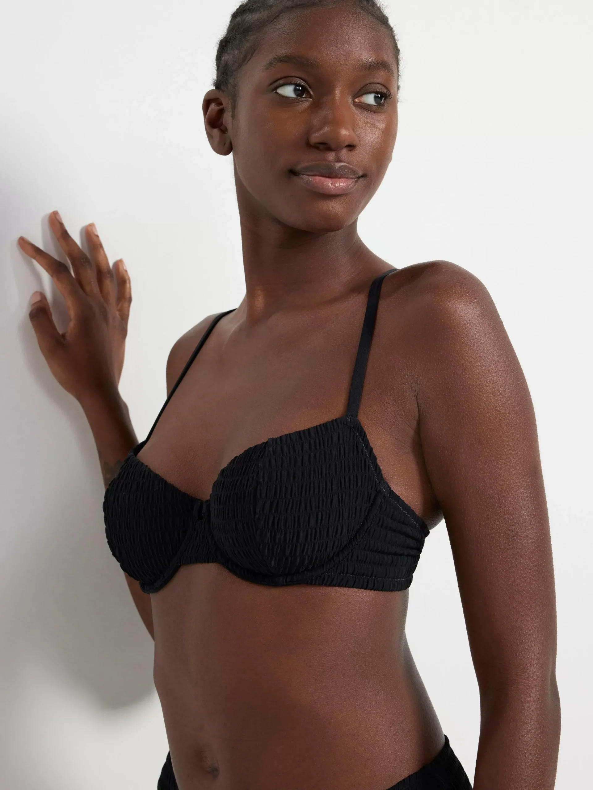 Badkläder>Lindex Ovadderad Bikini Bh Black