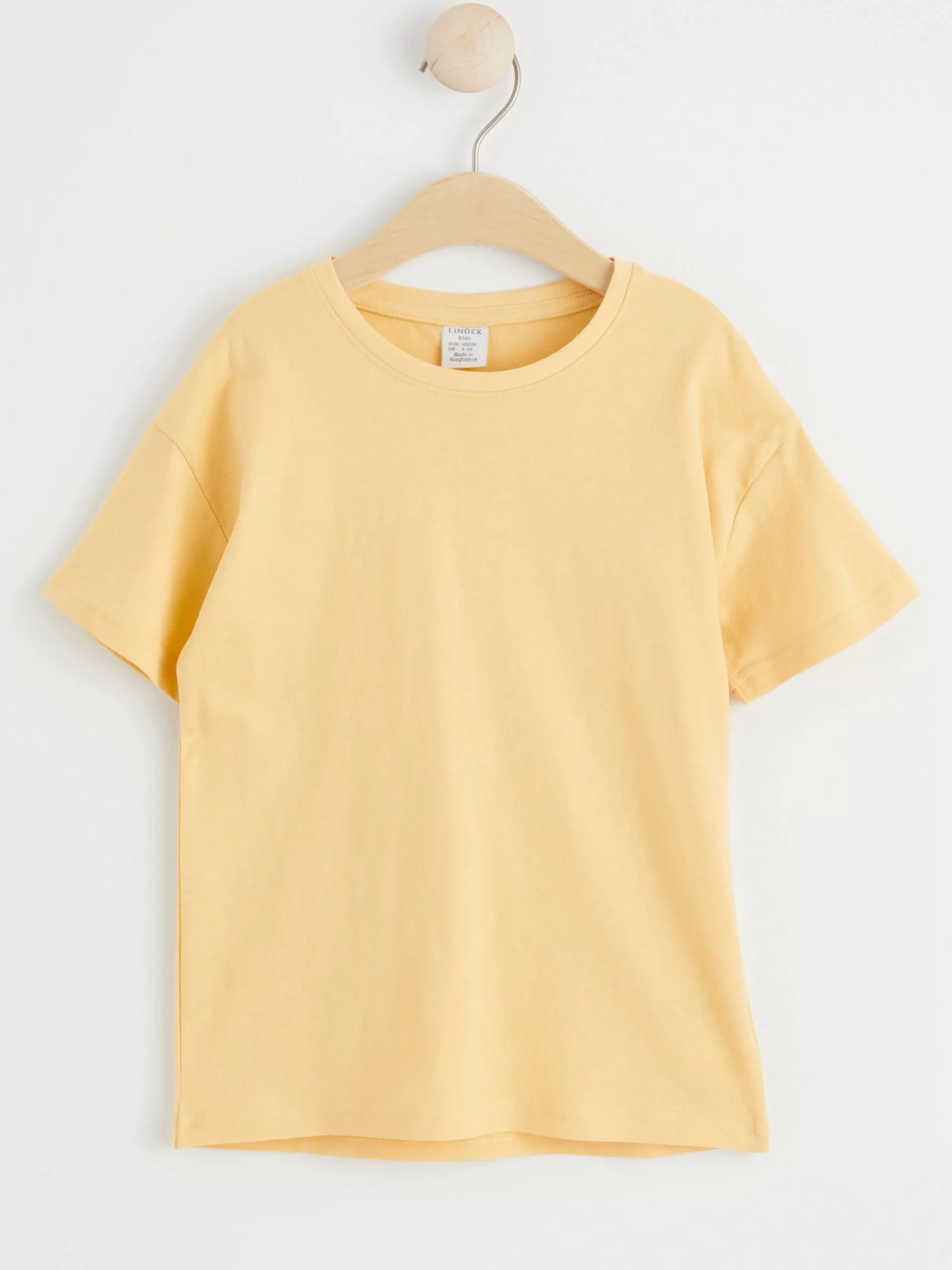 Toppar & T-Shirts>Lindex Oversize T-Shirt Light Dusty Yellow