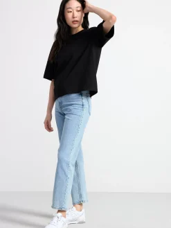 Toppar & T-Shirts>Lindex Oversized T-Shirt Black