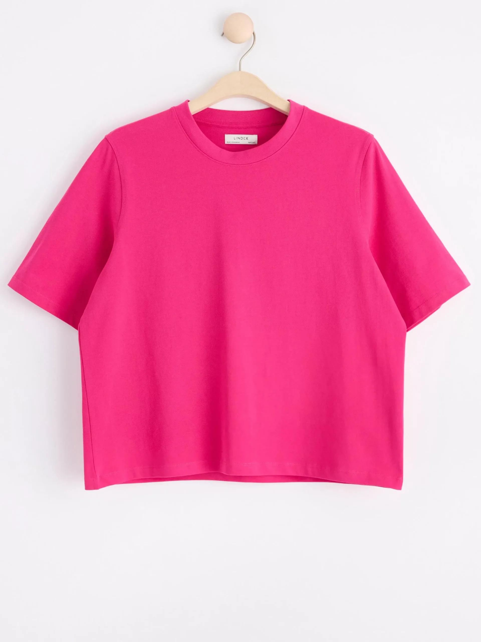 Toppar & T-Shirts>Lindex Oversized T-Shirt Strong Pink