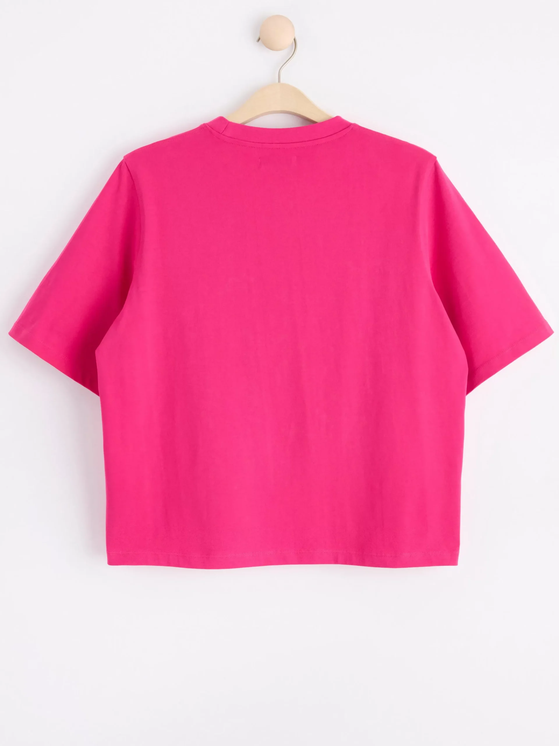 Toppar & T-Shirts>Lindex Oversized T-Shirt Strong Pink